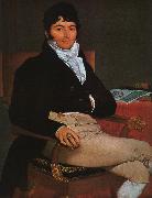 Jean-Auguste Dominique Ingres Portrait of M.Philibert Riviere painting